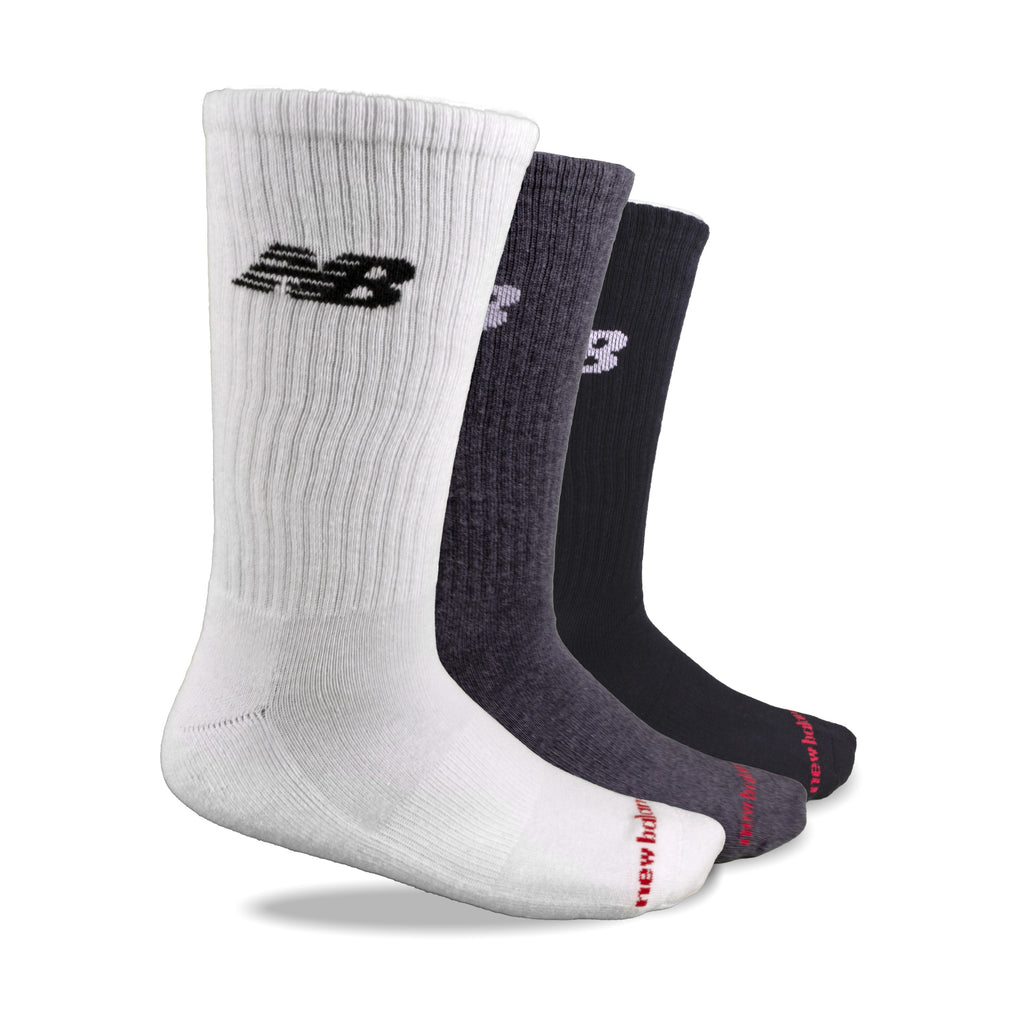 New Balance Everyday Crew Socks, Multicolor 3 pairs (2)