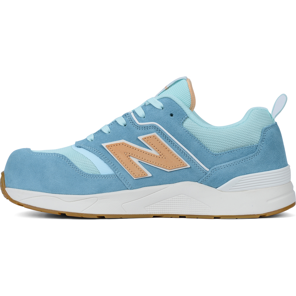 New Balance Elite Lite Womens Safety Shoe S1 PL HRO FO SC SR Milky Blue/orange (3)