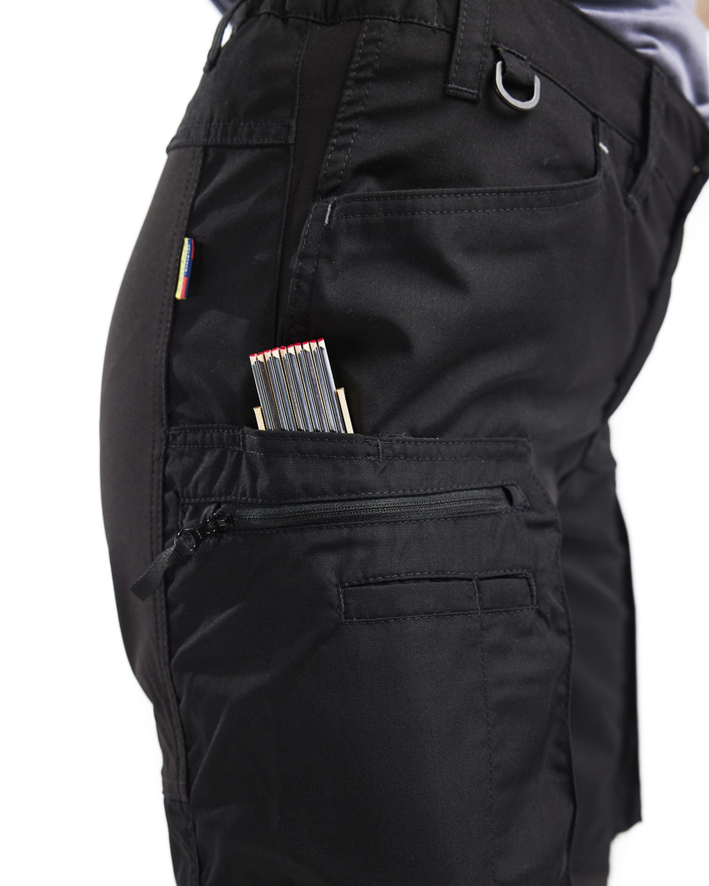 Blaklader Damen Stretch Arbeitshose, Schwarz (5)