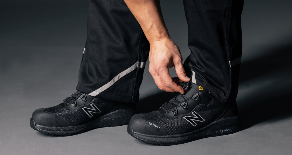 New Balance Logic BOA Safety Shoes S1 PL SR FO HRO Black/orange (8)