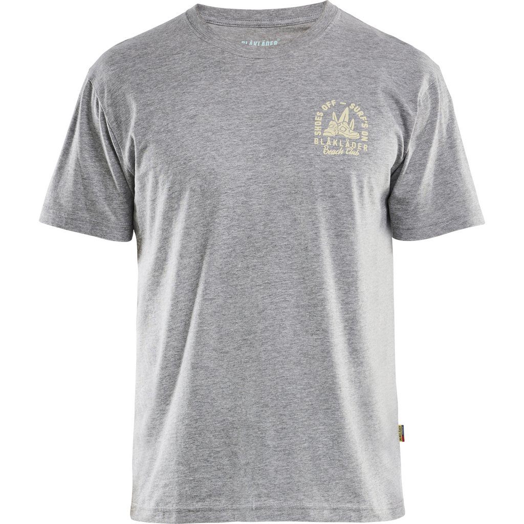 Blaklader Blaklader Beach Club T-Shirt, Grey Melange