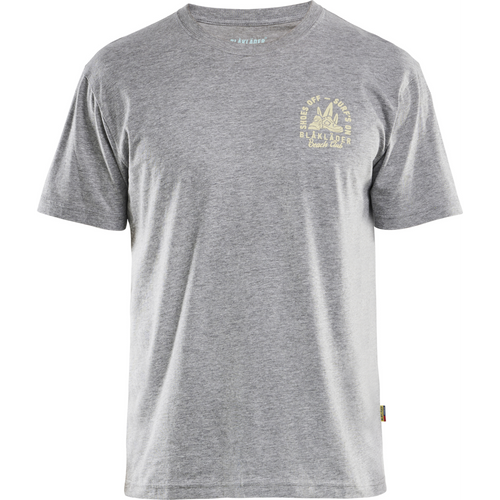 Blaklader Blaklader Beach Club T-Shirt, Grey Melange