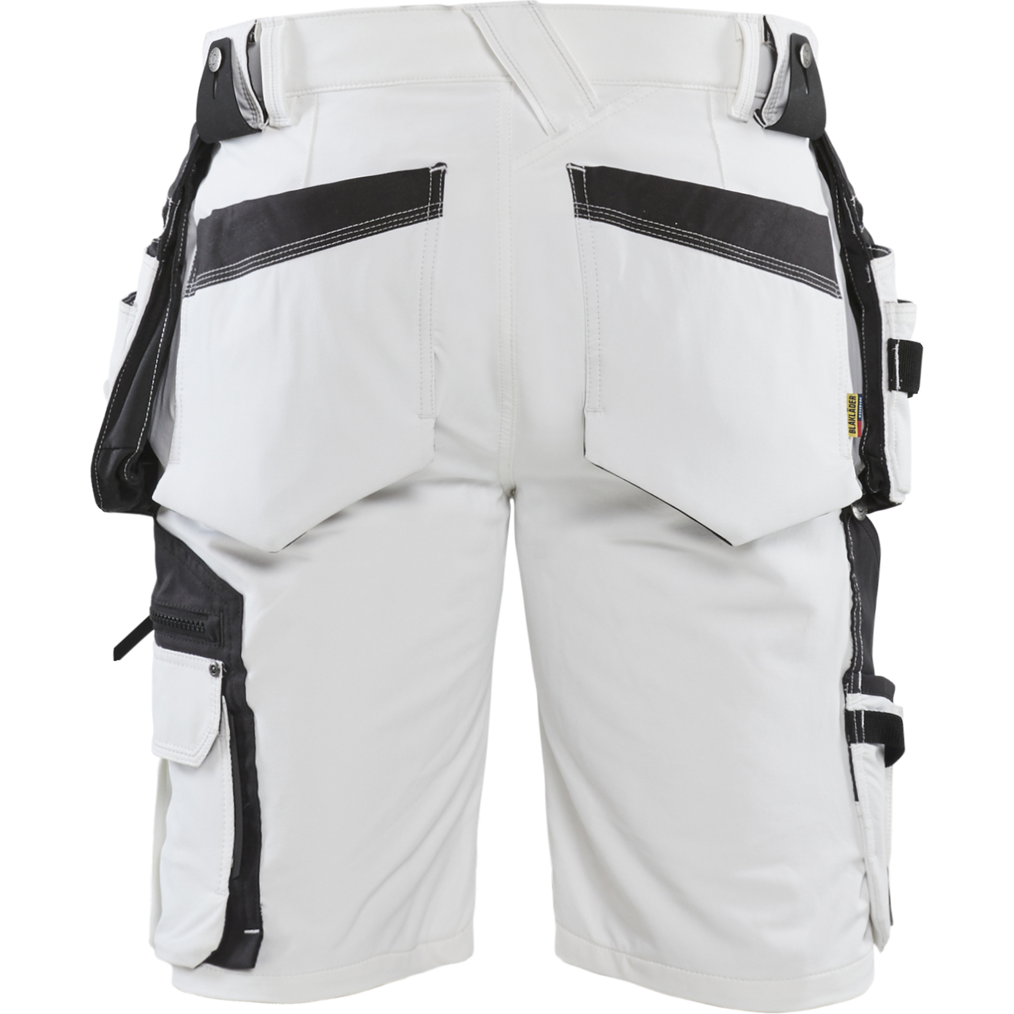 Blaklader 4-Way Stretch Painter Shorts, White/Dark Grey (4)