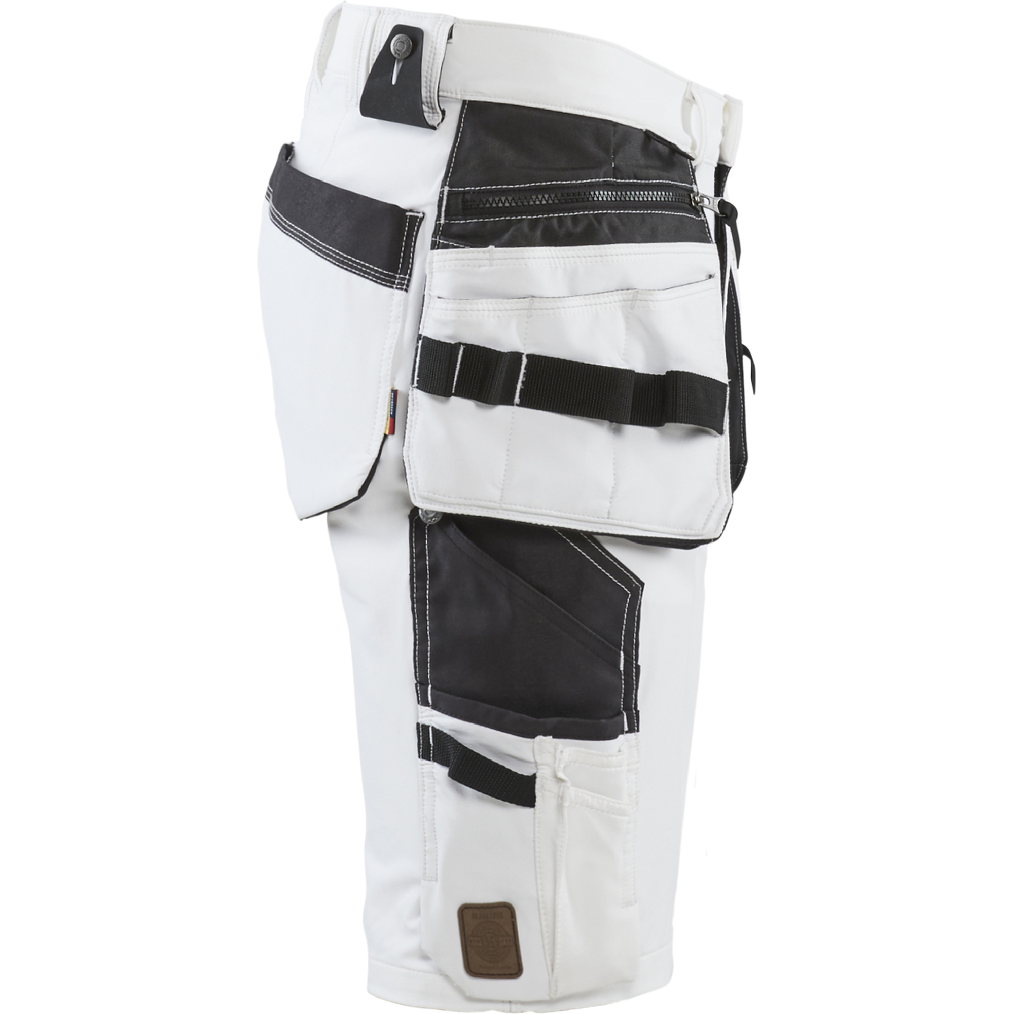 Blaklader 4-Way Stretch Painter Shorts, White/Dark Grey (2)