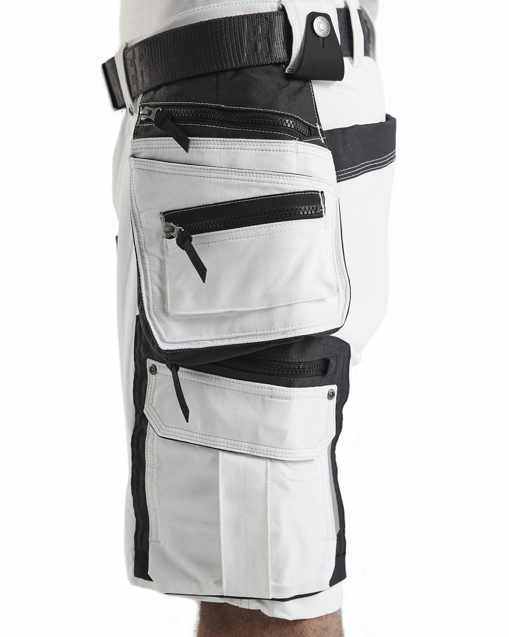 Blaklader 4-Way Stretch Painter Shorts, White/Dark Grey (7)
