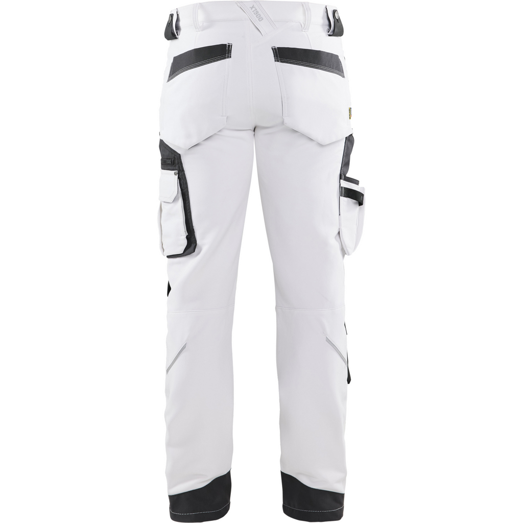 Blaklader 4-Way Stretch Painter Trousers, White/Dark Grey (4)