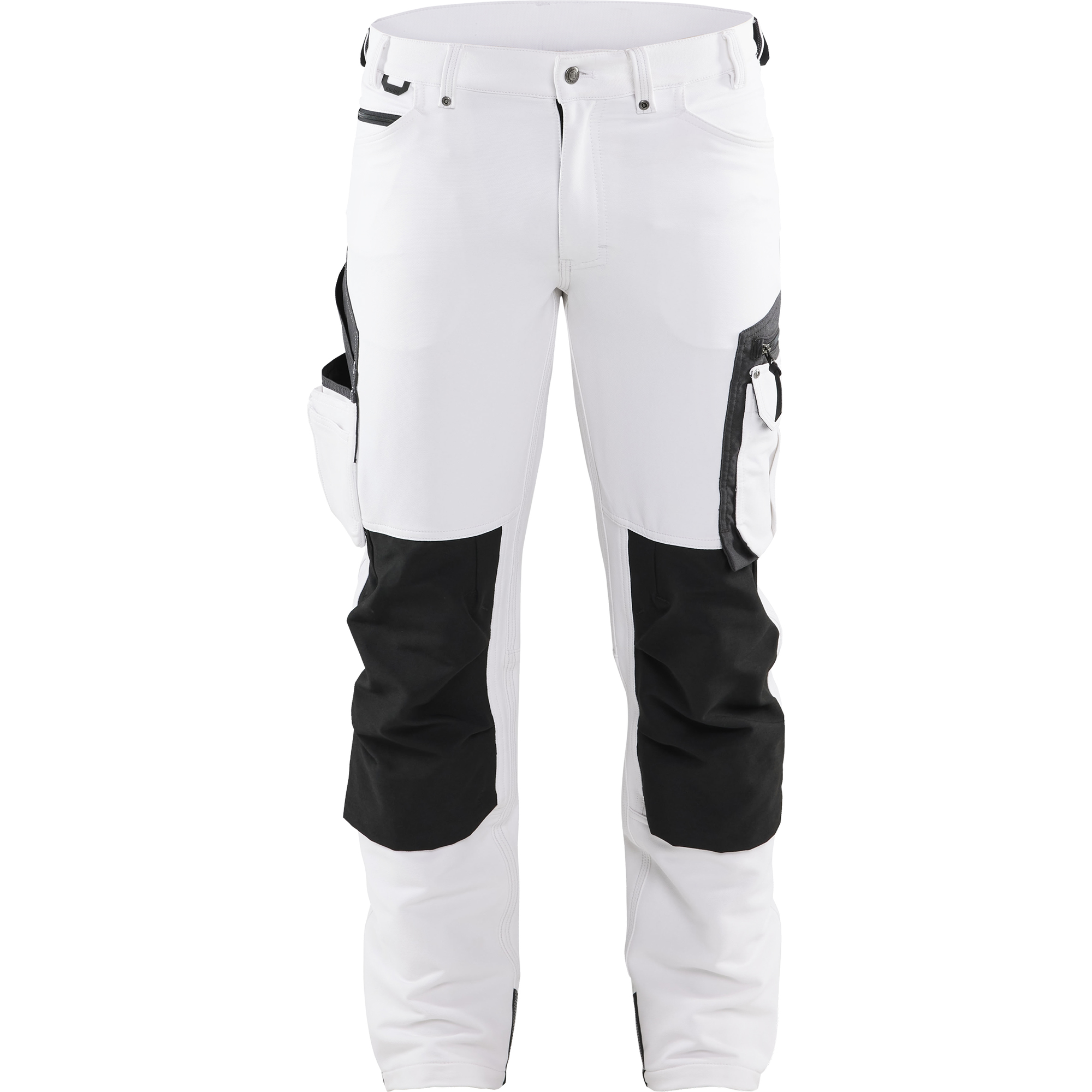 Blaklader 4-Way Stretch Painter Trousers, White/Dark Grey