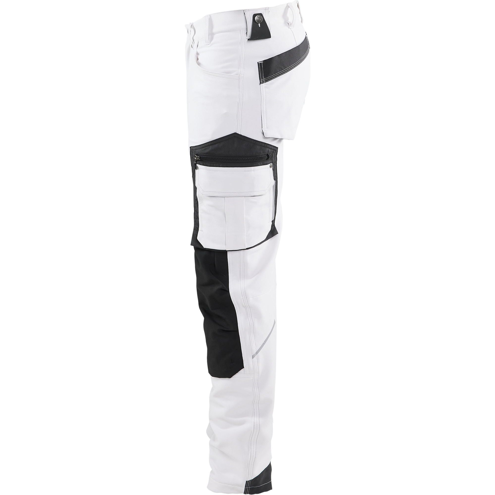 Blaklader 4-Way Stretch Painter Trousers, White/Dark Grey (3)