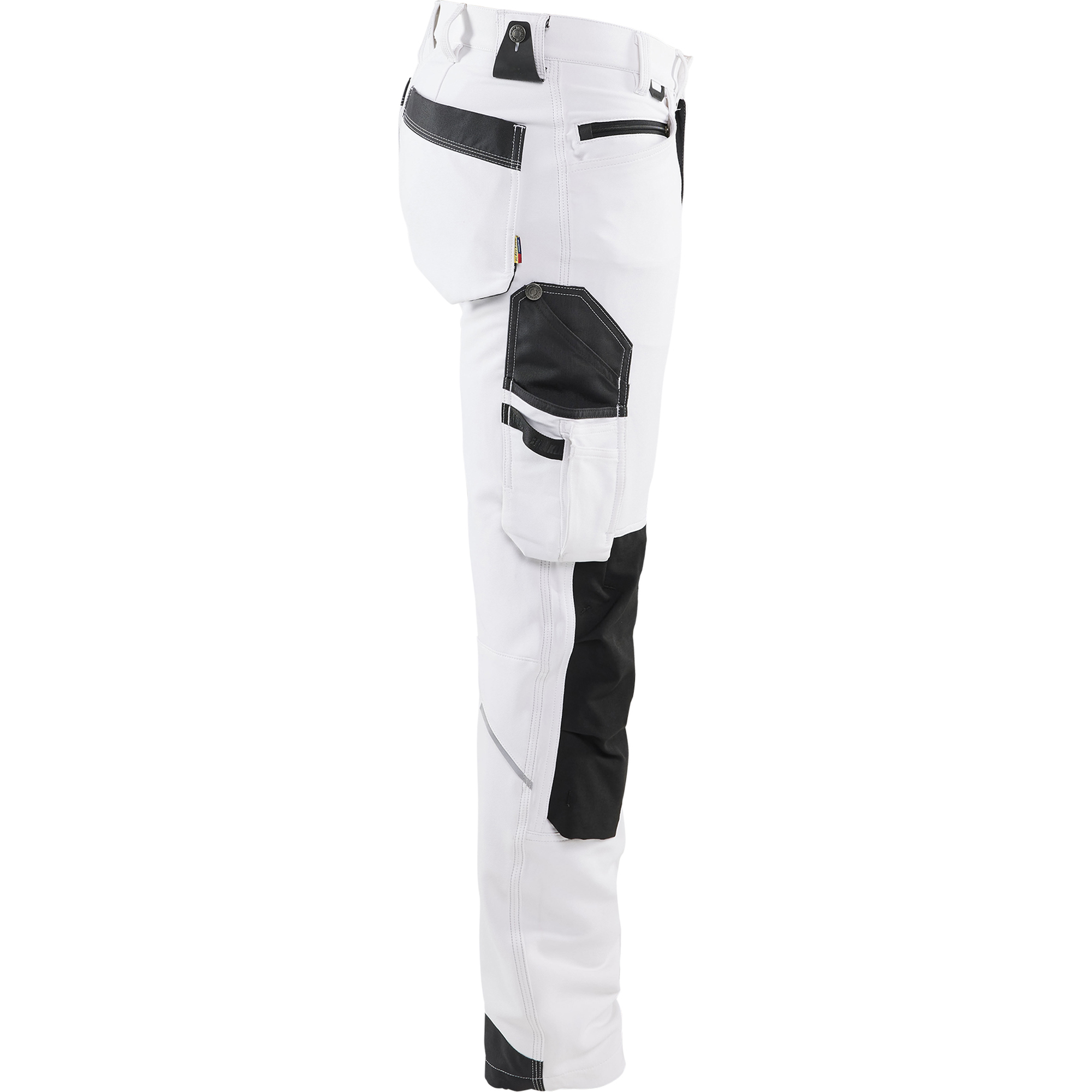 Blaklader 4-Way Stretch Painter Trousers, White/Dark Grey (2)