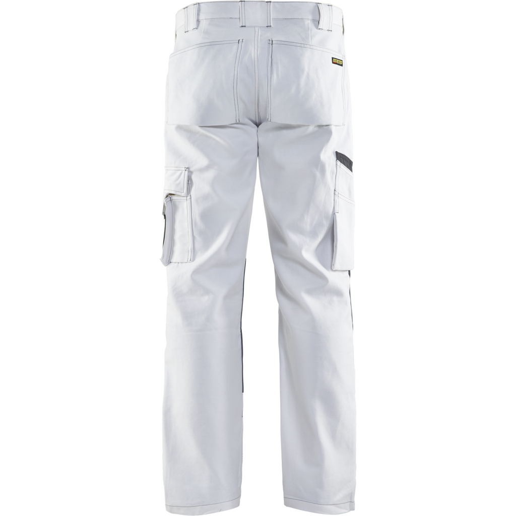 Blaklader Painter Work Trousers, White/Dark Grey (4)