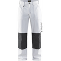 Blaklader Painter Work Trousers, White/Dark Grey