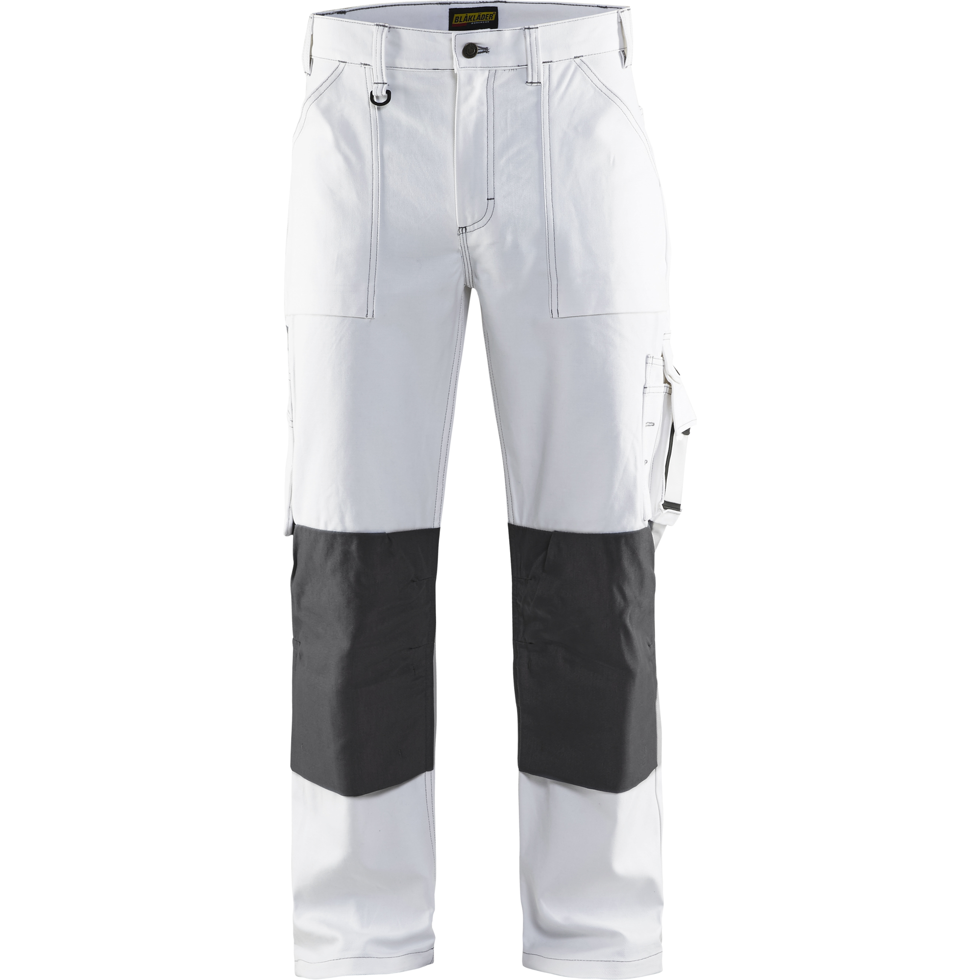 Blaklader Painter Work Trousers, White/Dark Grey