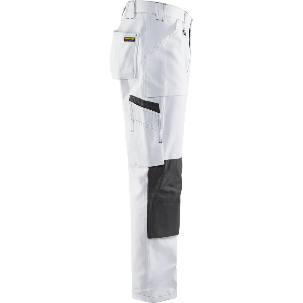 Blaklader Painter Work Trousers, White/Dark Grey (2)