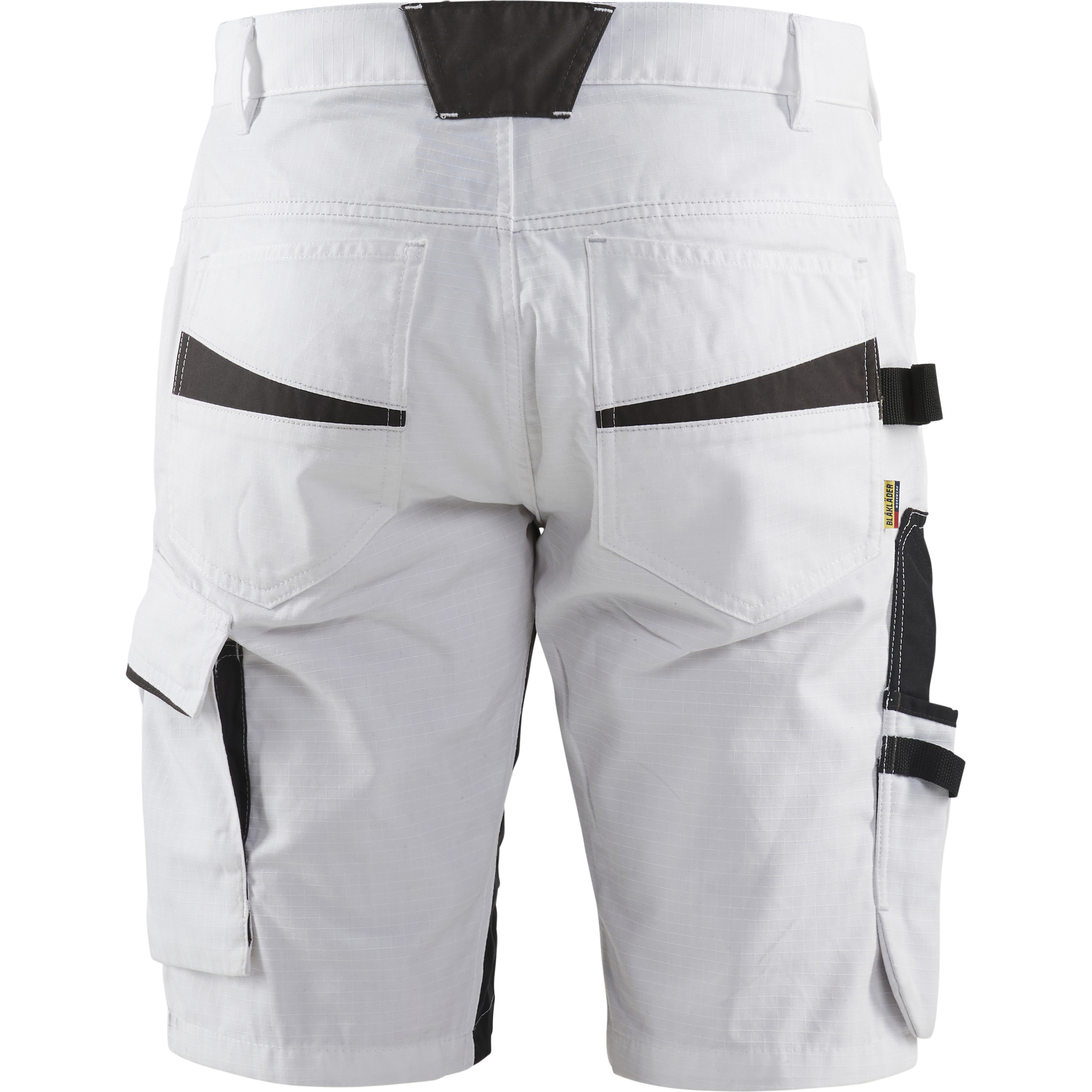 Blaklader Stretch Painter Shorts, White/Dark Grey (4)