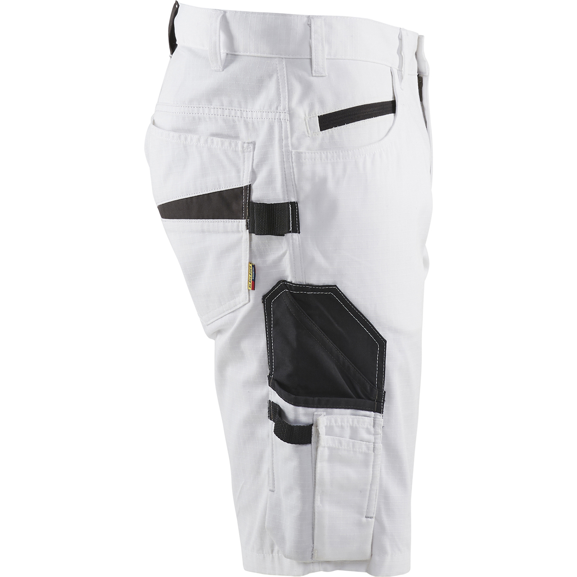 Blaklader Stretch Painter Shorts, White/Dark Grey (2)