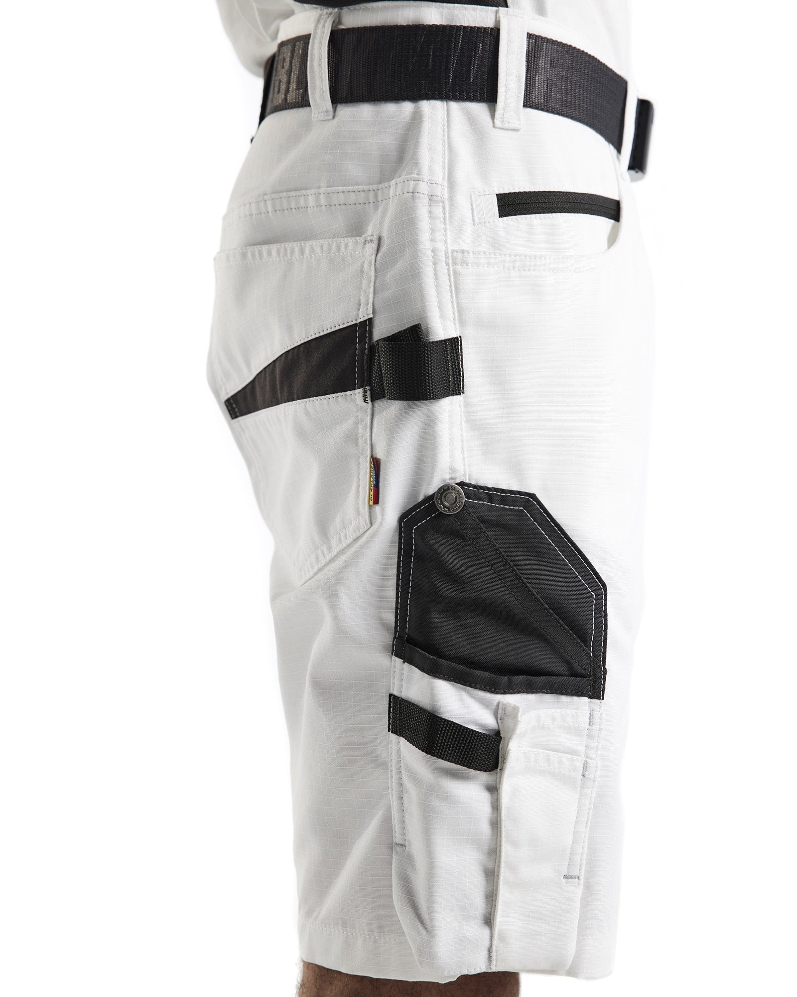 Blaklader Stretch Painter Shorts, White/Dark Grey (6)