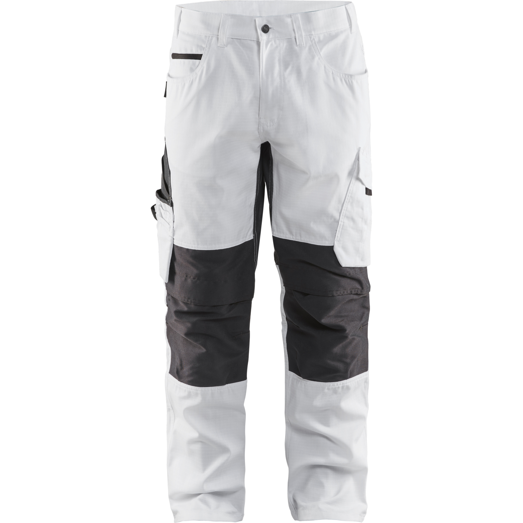 Blaklader Stretch Painters Trousers, White/Dark Grey