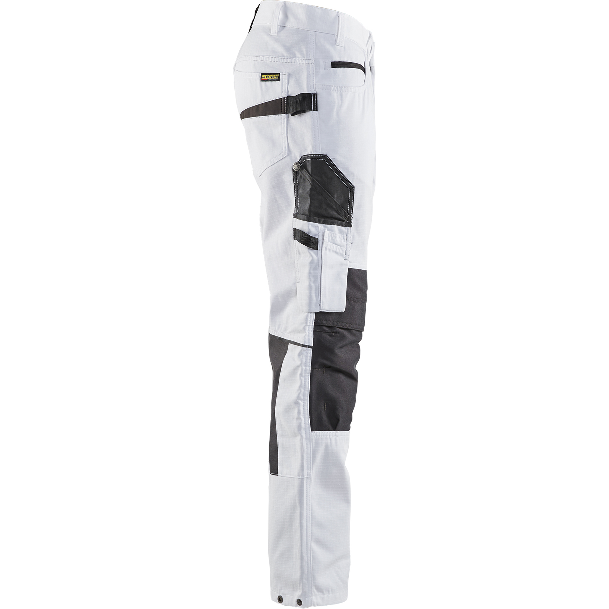 Blaklader Stretch Painters Trousers, White/Dark Grey (2)