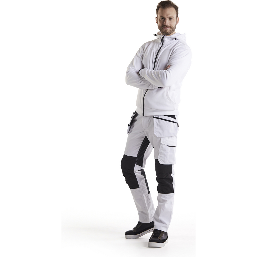 Blaklader Stretch Painters Trousers, White/Dark Grey (5)