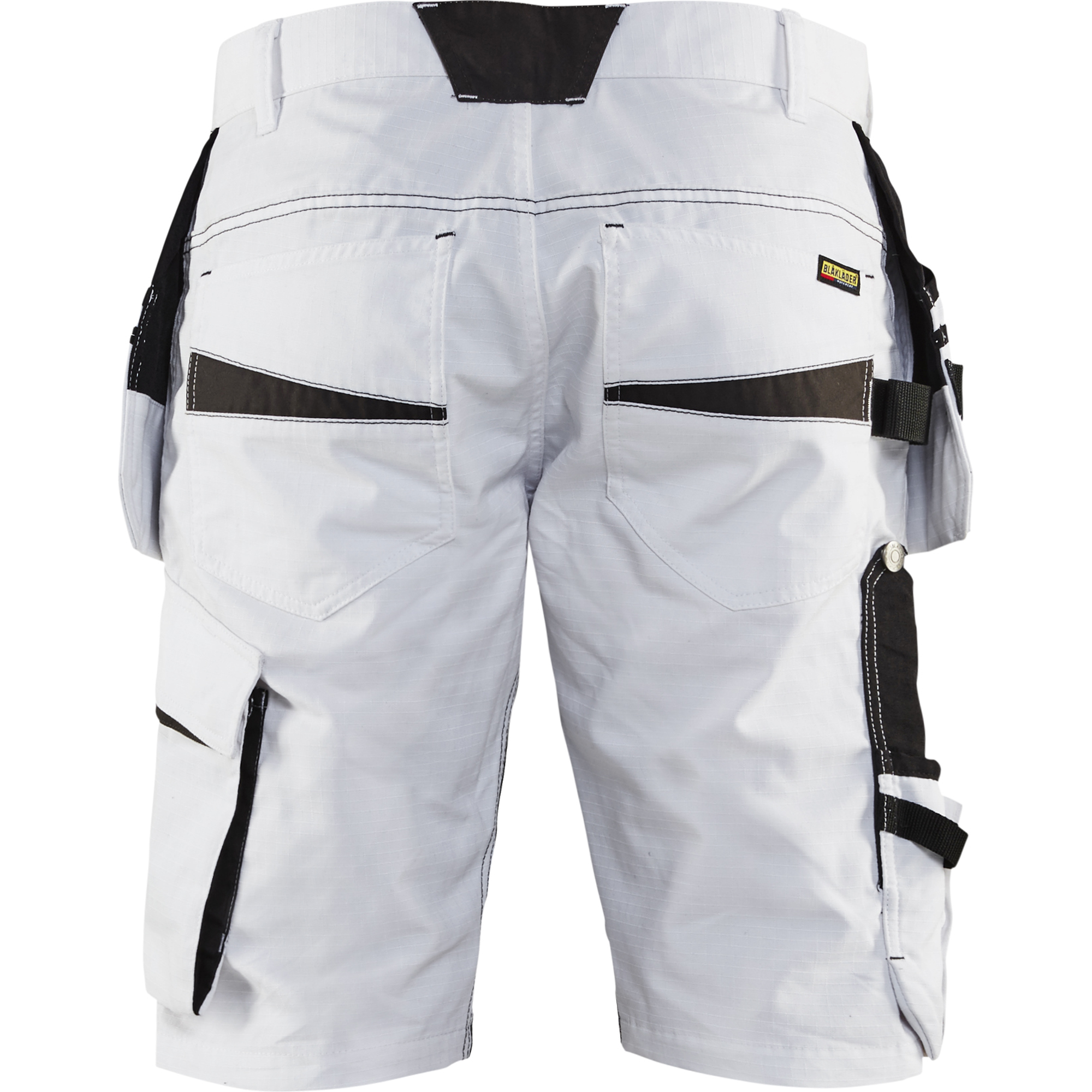 Blaklader Stretch Painter Shorts, White/Dark Grey (4)