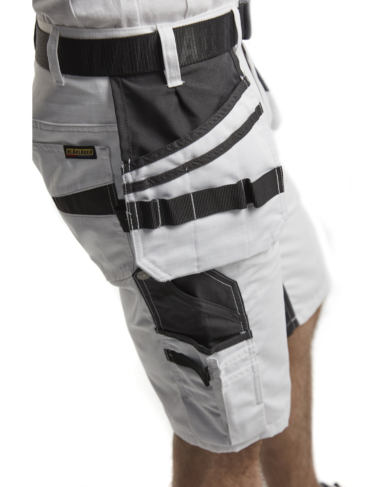 Blaklader Stretch Painter Shorts, White/Dark Grey (7)