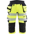 Blaklader High Vis 4-Way Stretch Pirate Trousers, Yellow/Black