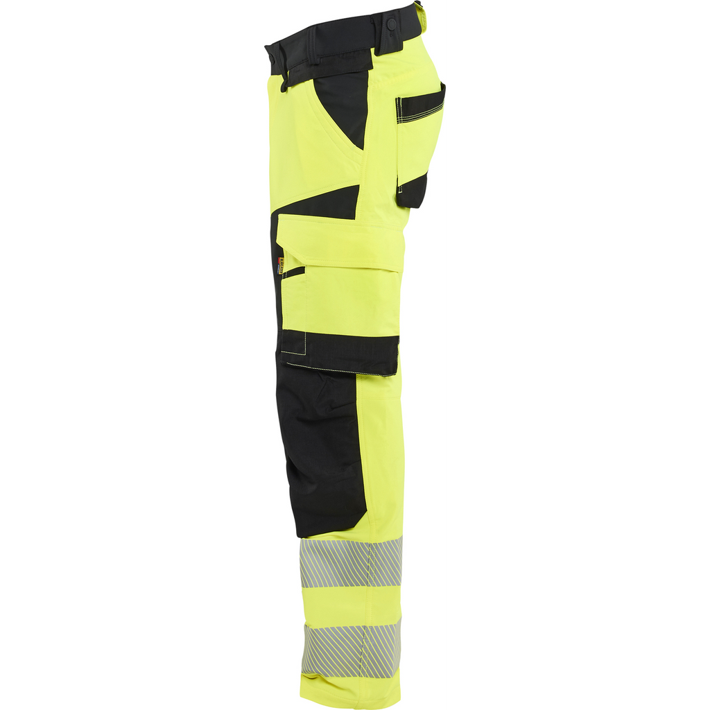 Blaklader Hi-Vis Work Trousers 4-Way Stretch, Hi-Vis Yellow/Black (3)