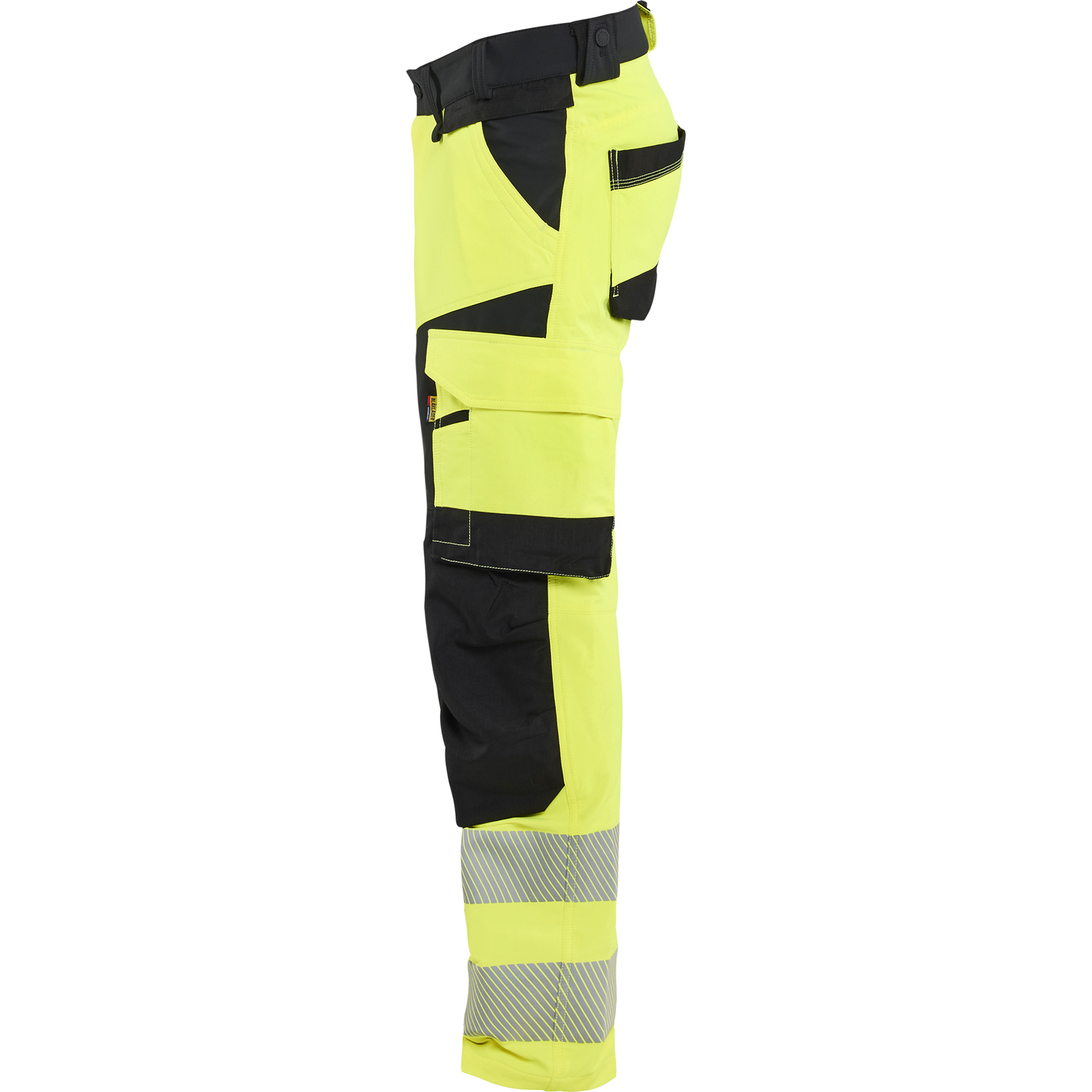Blaklader Hi-Vis Work Trousers 4-Way Stretch, Hi-Vis Yellow/Black (3)