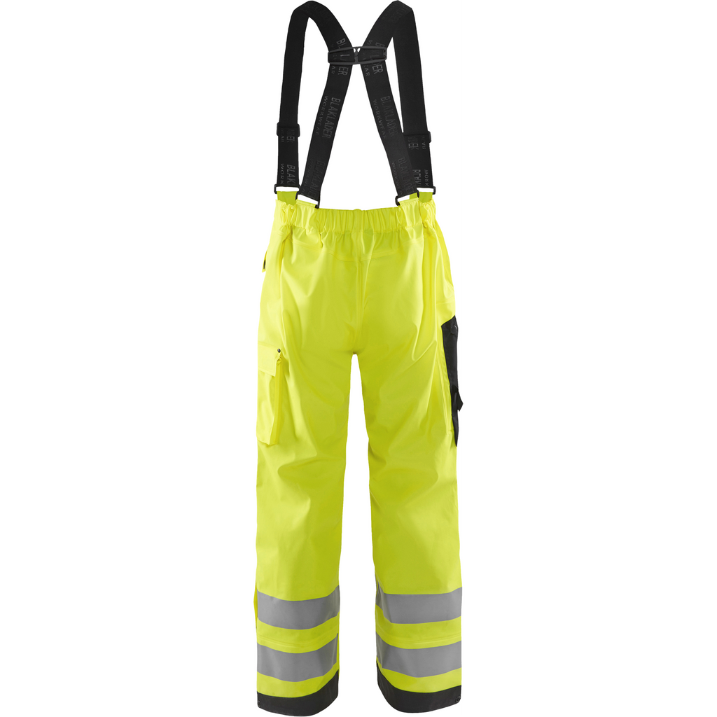 Blaklader High Vis Rain Trousers, Yellow (4)