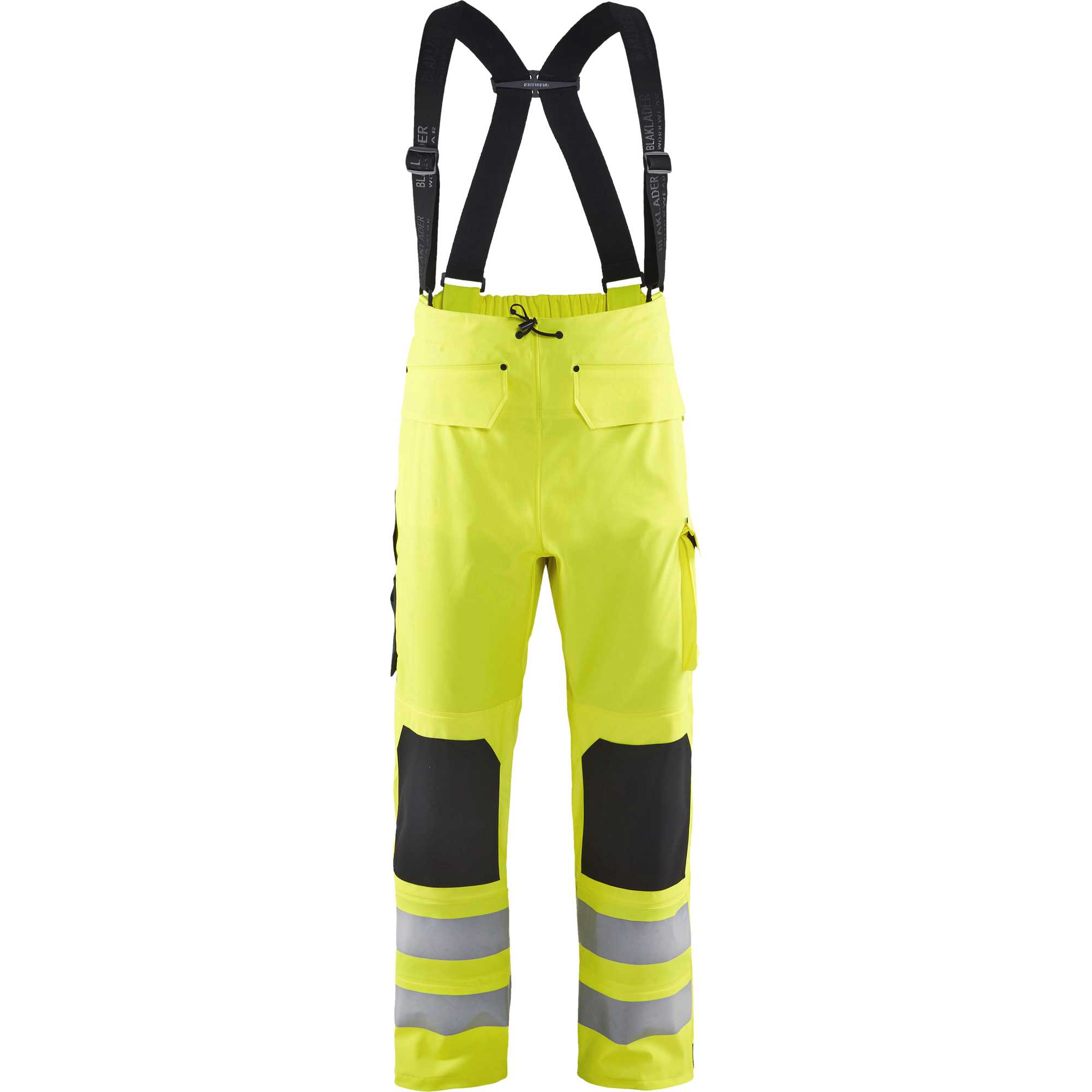 Blaklader High Vis Rain Trousers, Yellow