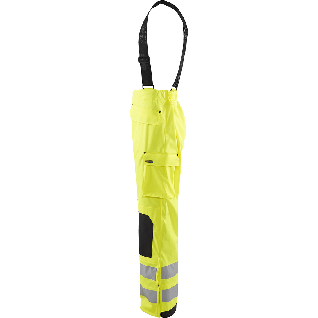 Blaklader High Vis Rain Trousers, Yellow (3)