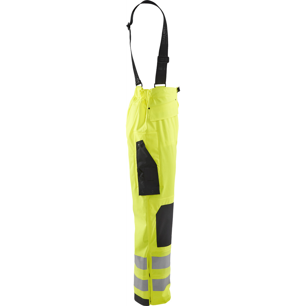 Blaklader High Vis Rain Trousers, Yellow (2)