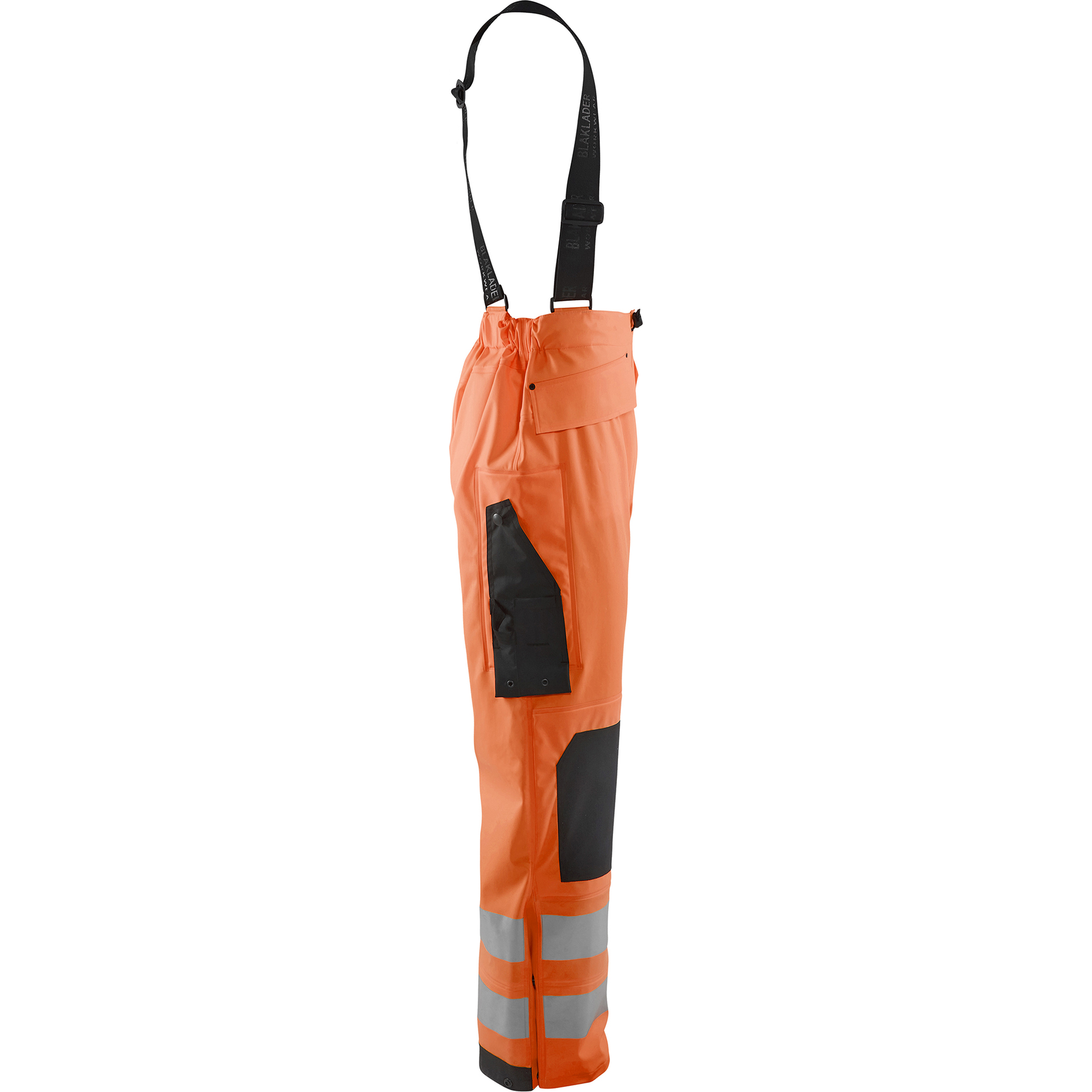 Blaklader High Vis Rain Trousers, Orange (2)