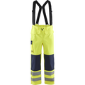 Blaklader Multi-Norm Rain Trousers, Yellow/Navy