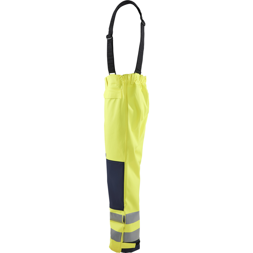 Blaklader Multi-Norm Rain Trousers, Yellow/Navy (3)