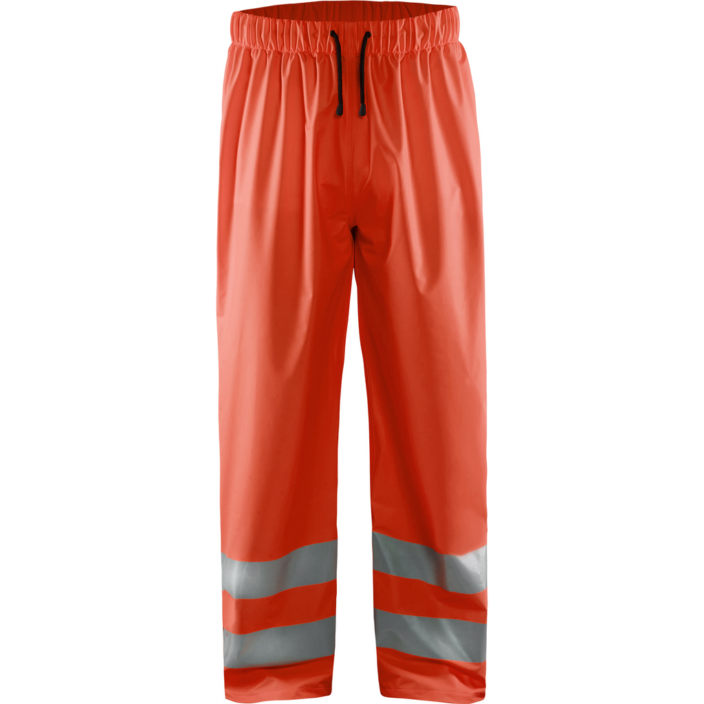 Blaklader High Vis Rain Trousers, Red