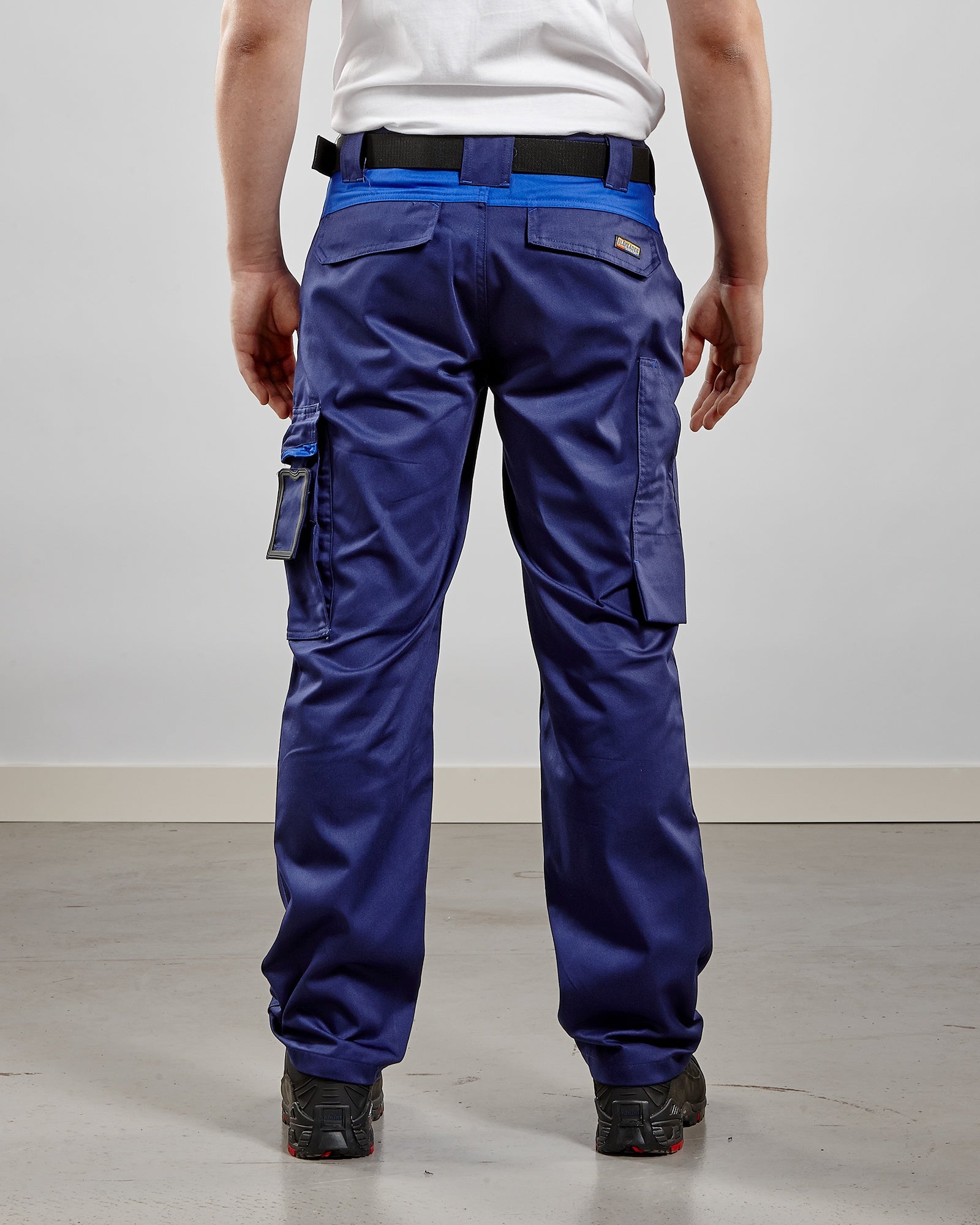 Blaklader Industry Work Trousers, Navy Blue/Royal Blue (6)