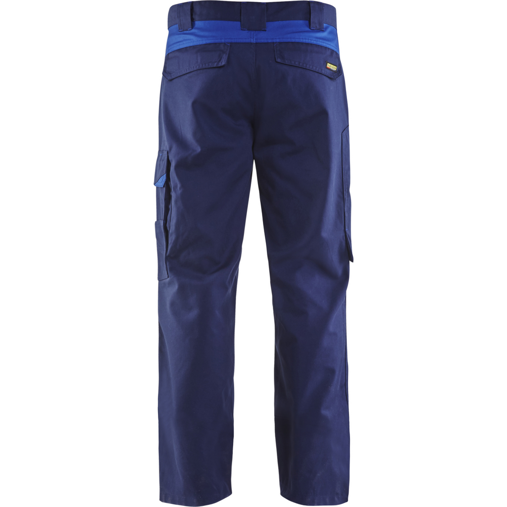 Blaklader Industry Work Trousers, Navy Blue/Royal Blue (4)