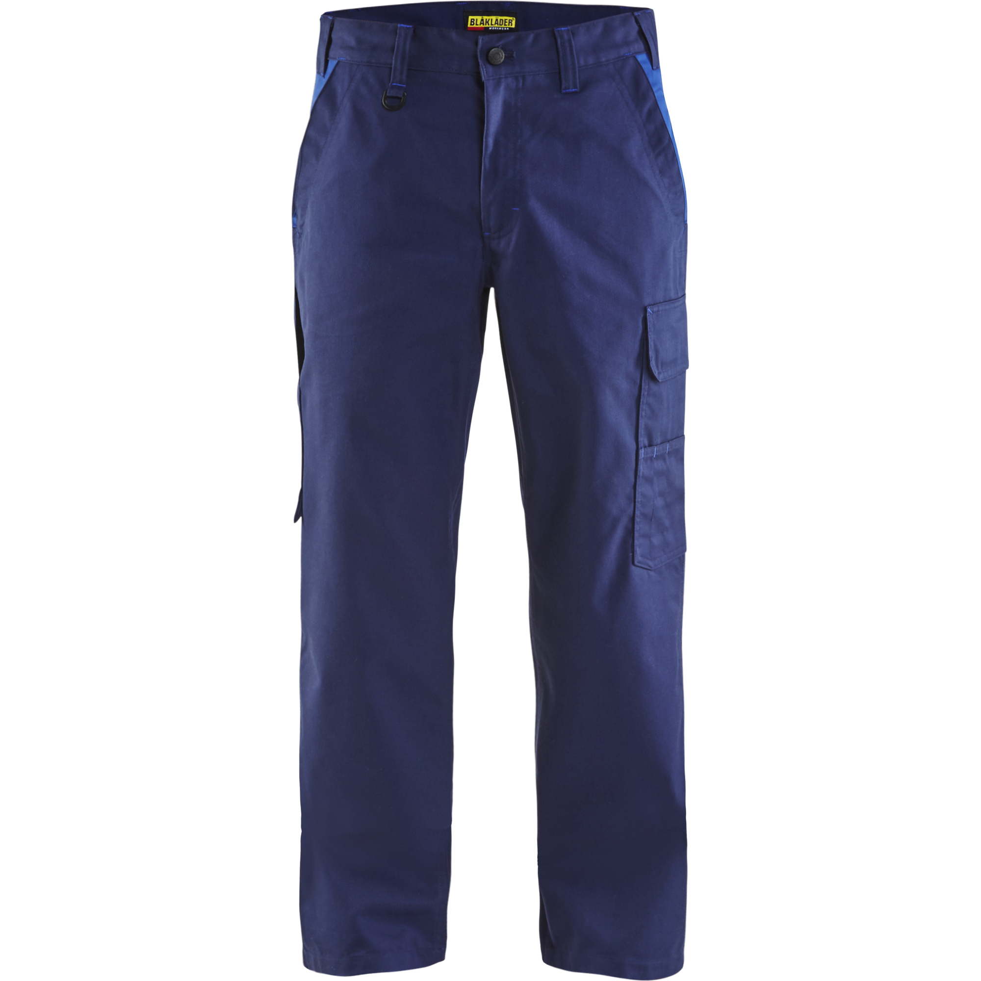 Blaklader Industry Work Trousers, Navy Blue/Royal Blue
