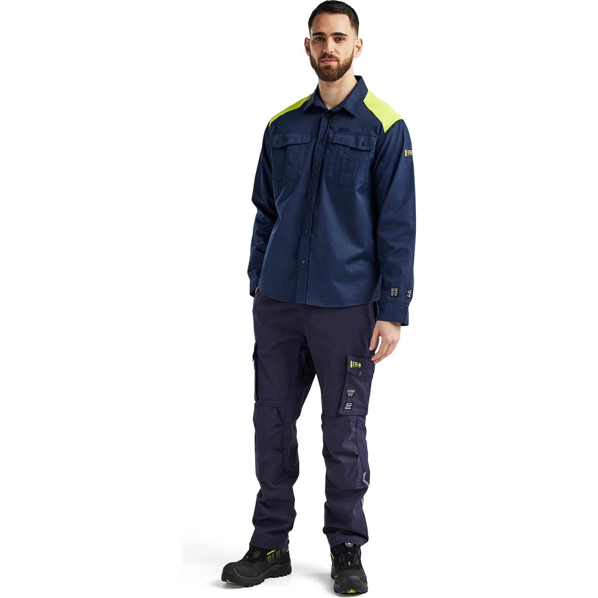 Blaklader Work Trousers, Navy (5)