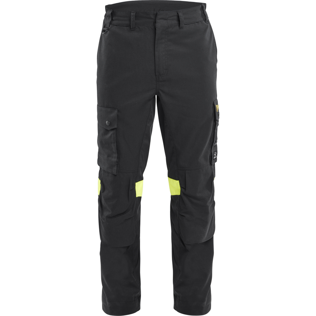 Blaklader Work Trousers, Black/Yellow