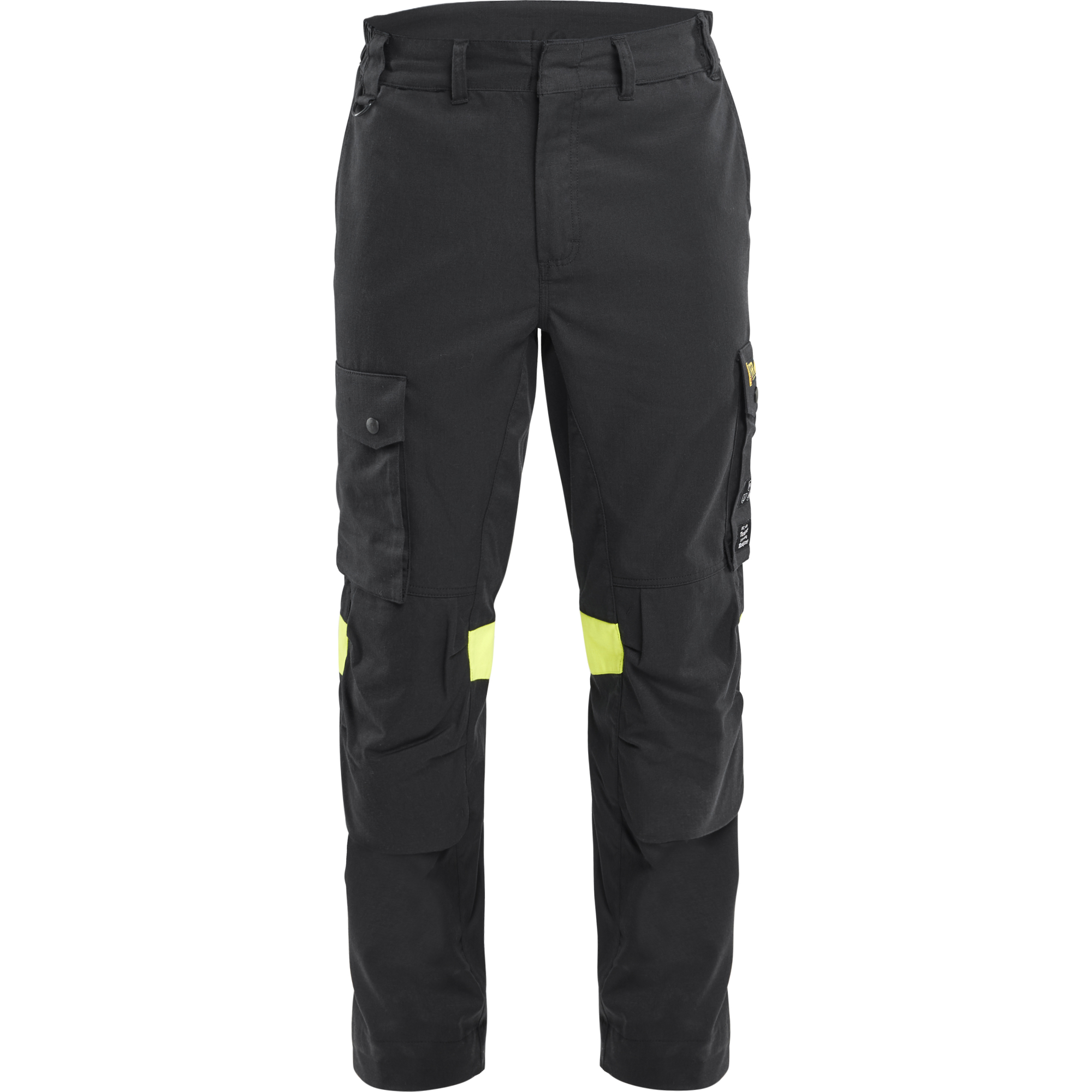 Blaklader Work Trousers, Black/Yellow