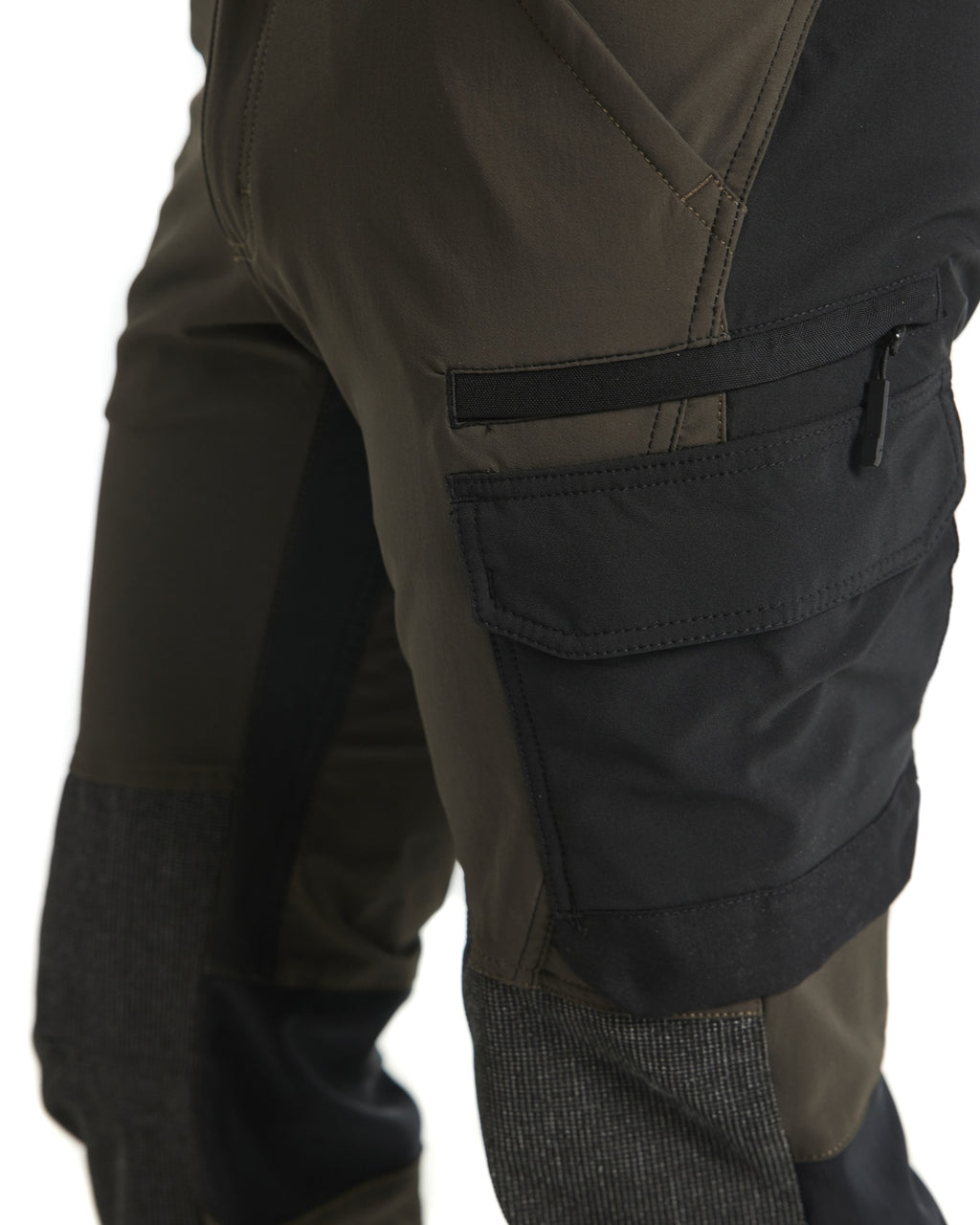 Blaklader 4-Way Service Stretch Work Trousers, Dark Olive Green/Black (6)
