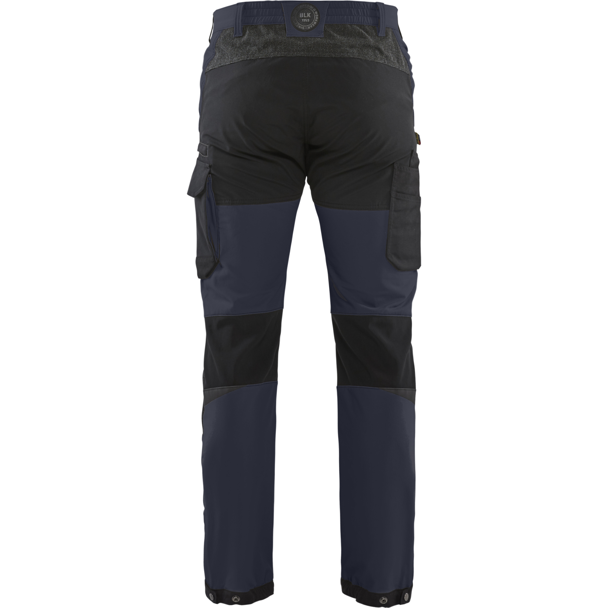 Blaklader 4-Way Stretch Service Work Trousers, Dark Navy/Black (4)