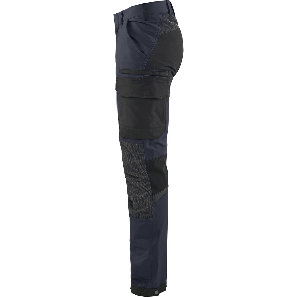 Blaklader 4-Way Stretch Service Work Trousers, Dark Navy/Black (3)