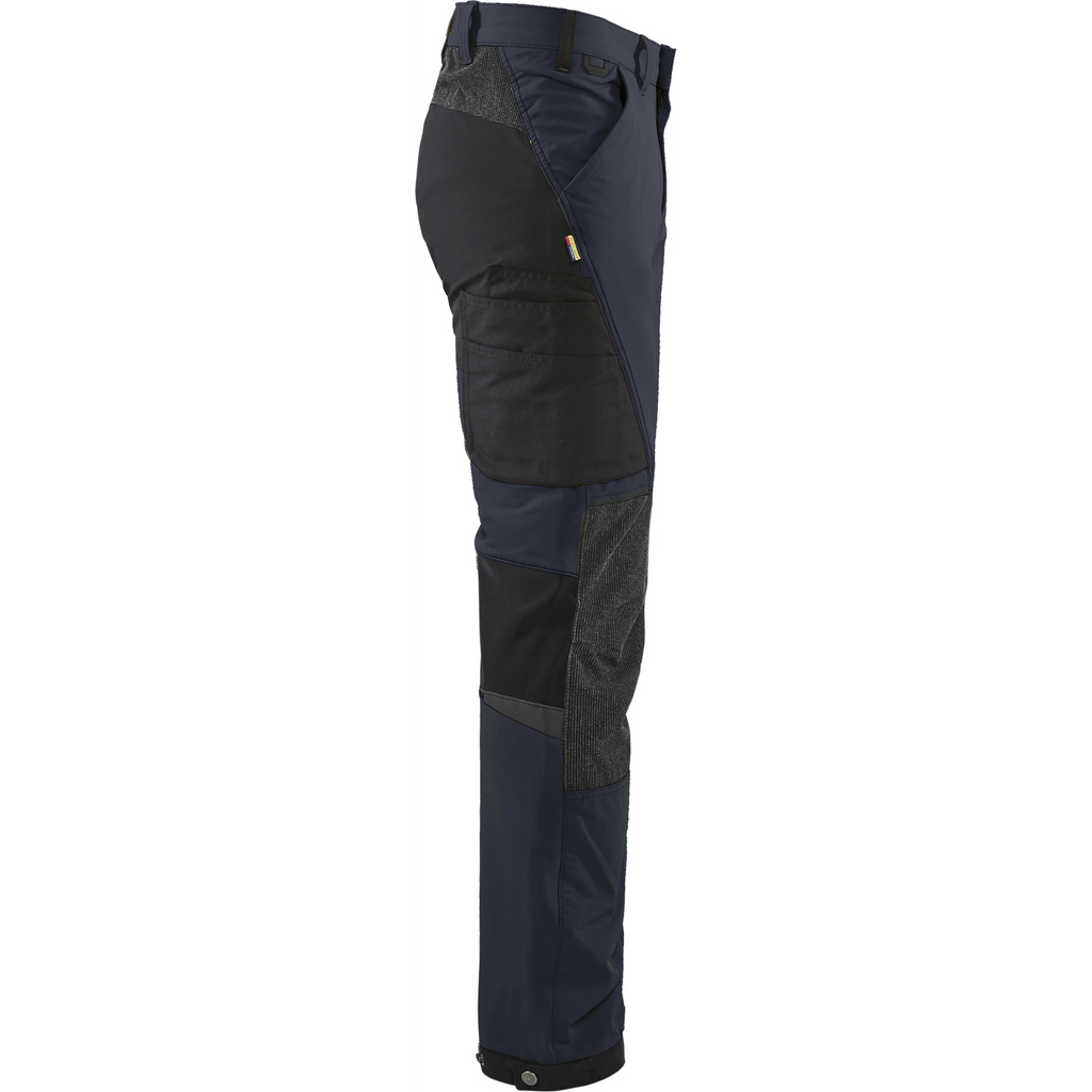 Blaklader 4-Way Stretch Service Work Trousers, Dark Navy/Black (2)