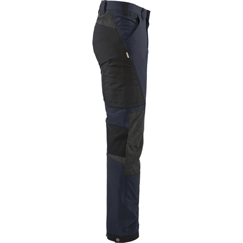 Blaklader 4-Way Stretch Service Work Trousers, Dark Navy/Black (2)
