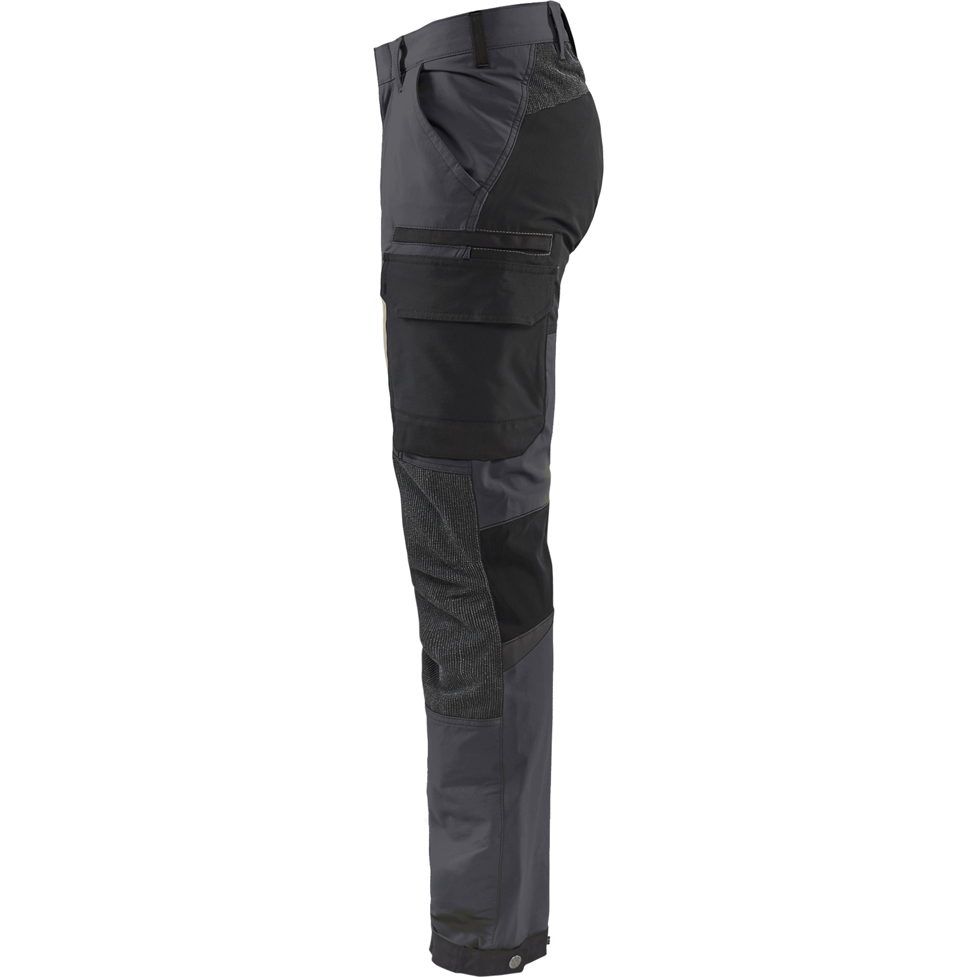 Blaklader 4-Way Service Stretch Work Trousers, Medium Grey/Black (3)