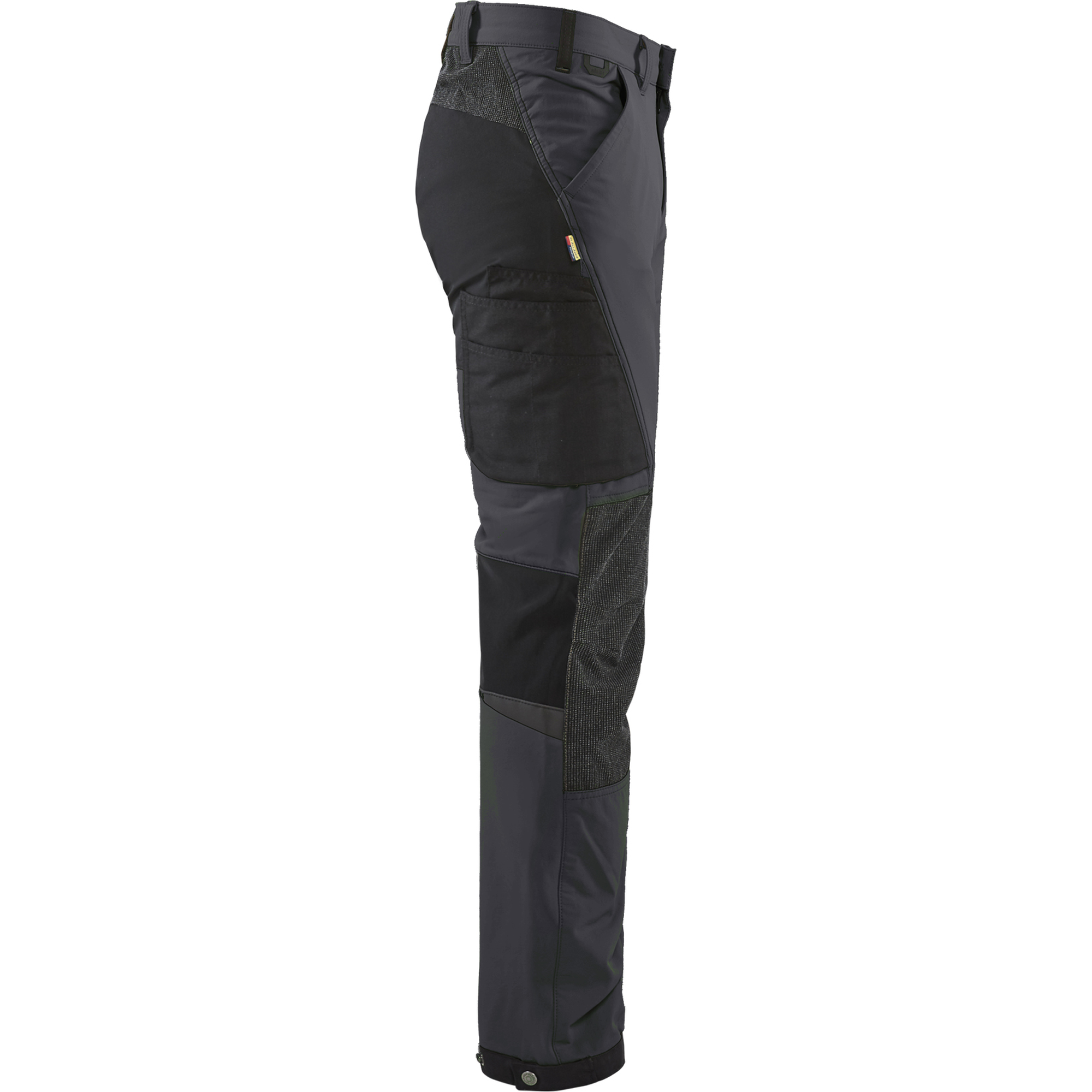 Blaklader 4-Way Service Stretch Work Trousers, Medium Grey/Black (2)