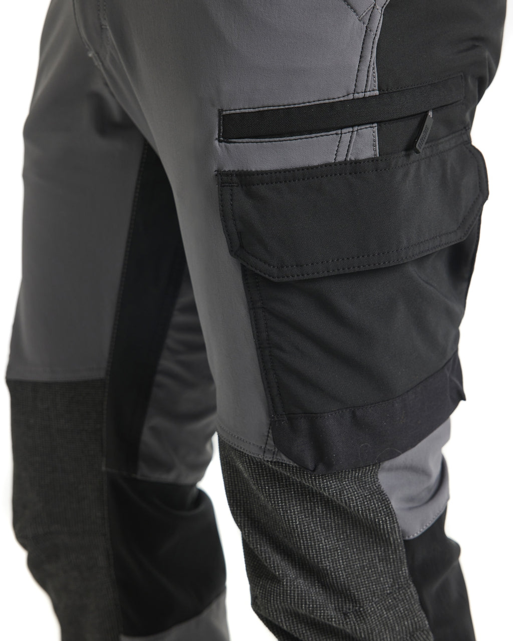 Blaklader 4-Way Service Stretch Work Trousers, Medium Grey/Black (6)